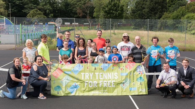 Celebrating the Great British Tennis Weekend at St Mary's Park