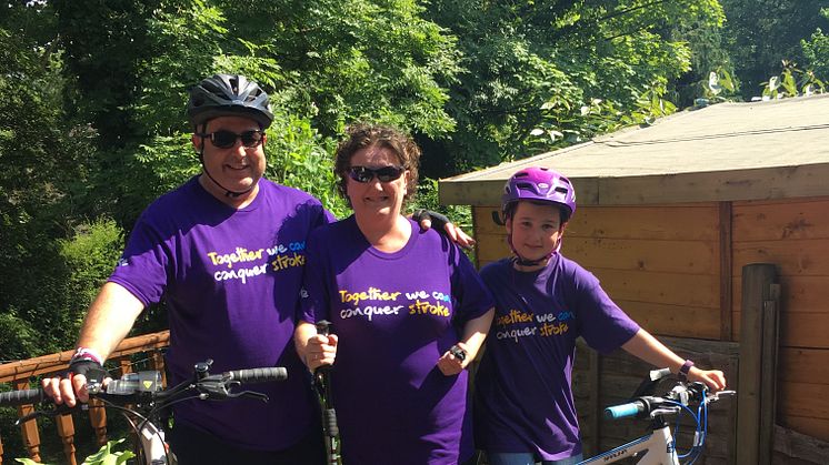 10-year-old tackles Thames Bridges Bike Ride for the Stroke Association