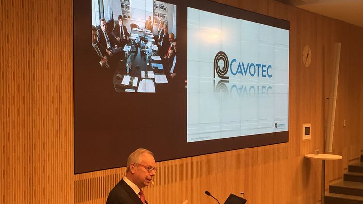 Report from Cavotec SA Ordinary General Meeting 2016