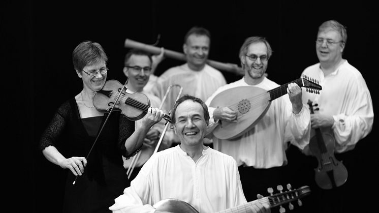 Musik i Syds Ensemble Mare Balticum är först ut i Musikrikets turnéserie med tidig musik på tidstrogna instrument. Foto Rickard Hansson.