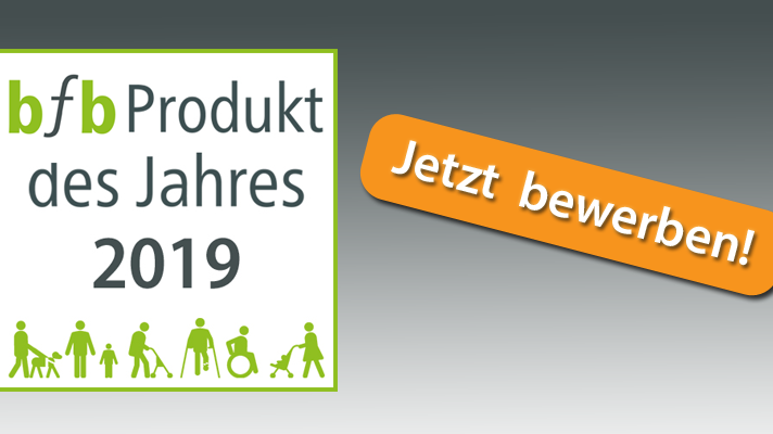 bfb Produkt des Jahres 2019 - Beliebteste barrierefreie Produkte gesucht