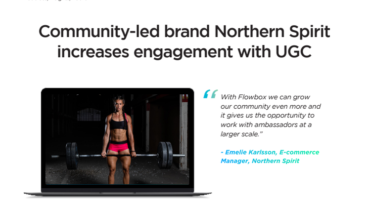 Community-led brand Northern Spirit increases engagement with UGC