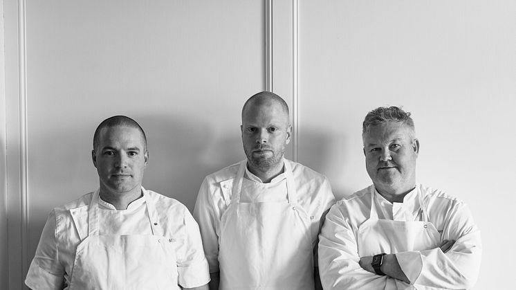 Staffan Naess (COO), Jonas Hedenqvist (Köksmästare), Mathias Dahlgren (CEO) 