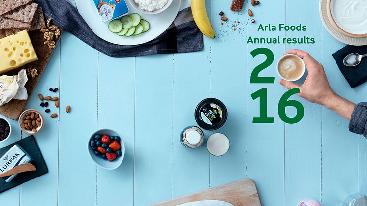 Arla Foodsin tulos 2016: Vahvaa brändikasvua epävakailla markkinoilla