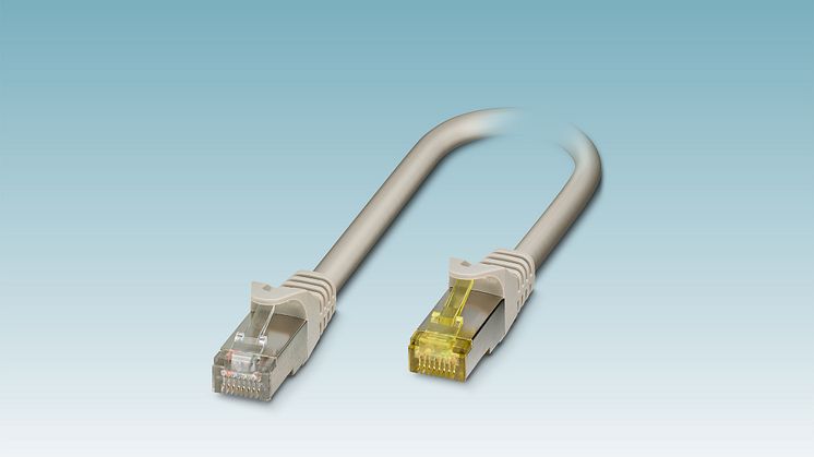 RJ45 patch cables for building applications