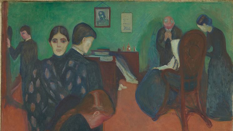 Edvard Munch: Døden i sykeværelset / Death in the sickroom (1893)