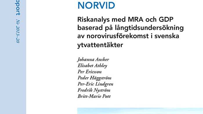 SVU-rapport 2013-20: NORVID – Riskanalys med MRA och GDP... (Dricksvatten)