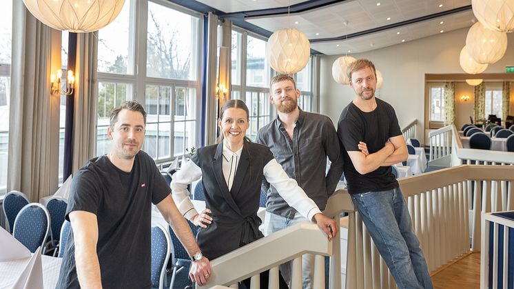 Eric Björkman Wisby Hotel Group, Anna Dahl Tillander Burgsvik Group, William Thorén och Erik ”Jerka” Johansson Sandhäxan