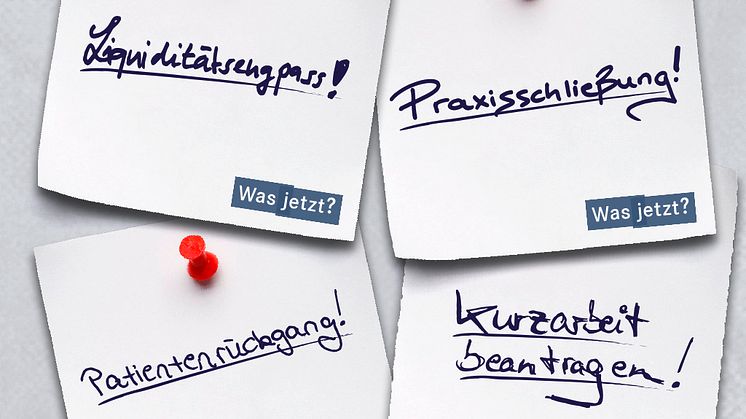 Praxis oder Apotheke in Not? - Fahrplan für den Weg aus der Krise