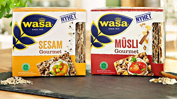 NYHET! WASA GOURMET  – VÅRT LÄCKRASTE KNÄCKEBRÖD NÅGONSIN