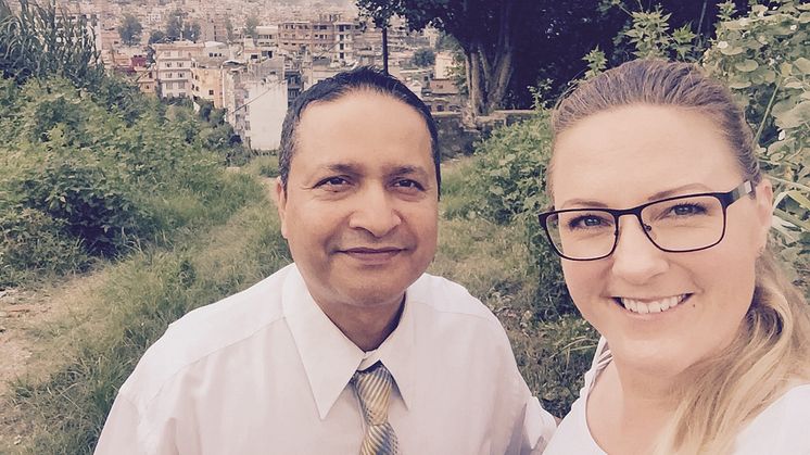 Dr. Arun Raj Kunwar og Ida Marie Ringerud