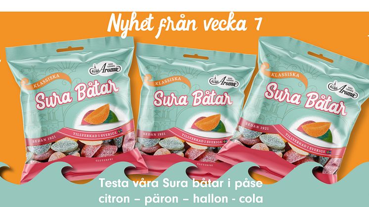 Grattis Sverige!  Nu har vår ikoniska produkt "Båten" blivit sur och hamnat i påse. Inte en dag för sent 