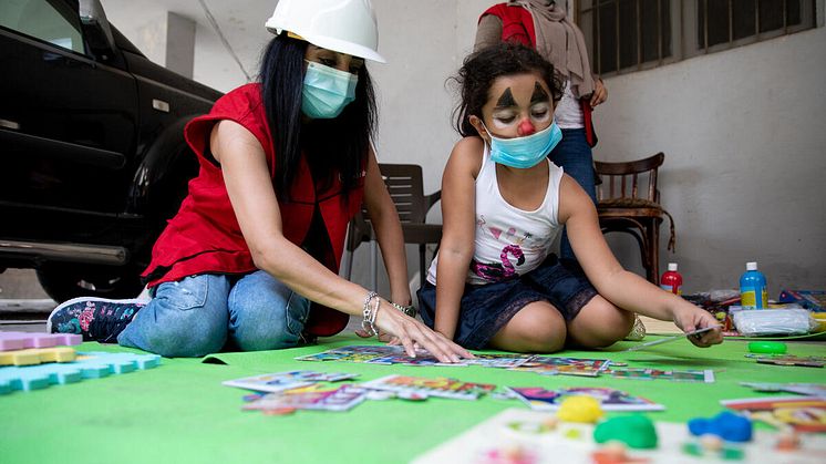 Sonia, 8 år i Beirut