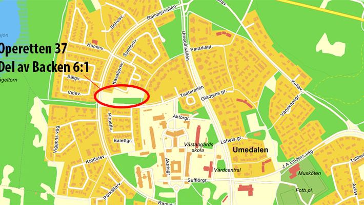 Detaljplan för nya bostäder och skola på Umedalen