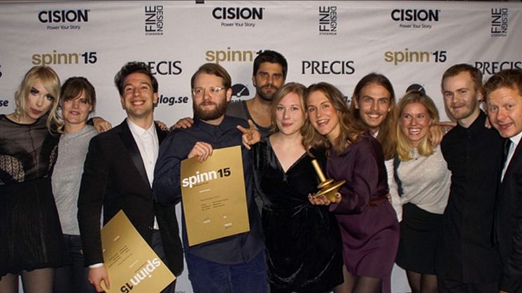 Guld och Silver för Mynewsdesk och Edelman Deportivo på Spinn 2015!