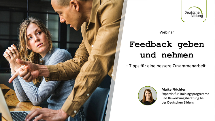 Webinar: Feedback geben und nehmen - Tipps für eine bessere Zusammenarbeit