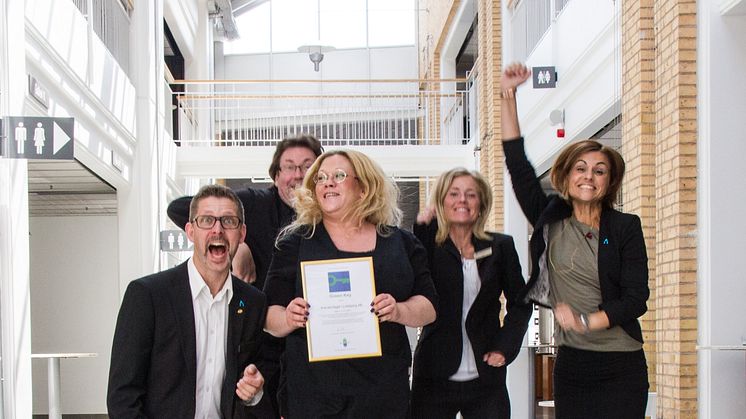 Glada Arenabolaget har tagit emot "Green Key"-certifiering