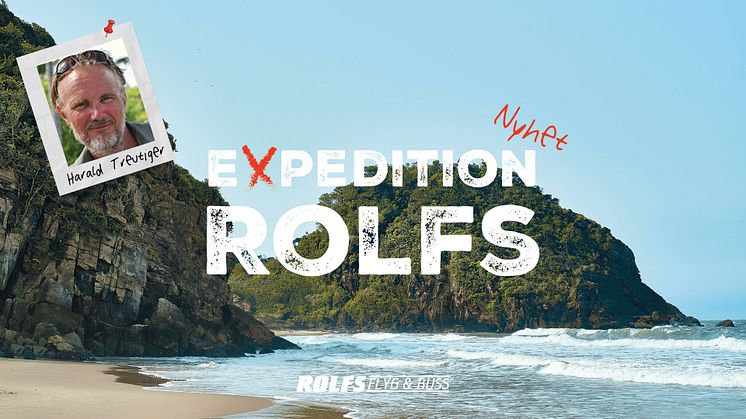 Rolfs Flyg & Buss lanserar spännande expeditionsresa med Harald Treutiger som expertguide – Lev som Robinson Crusoe på en öde ö!