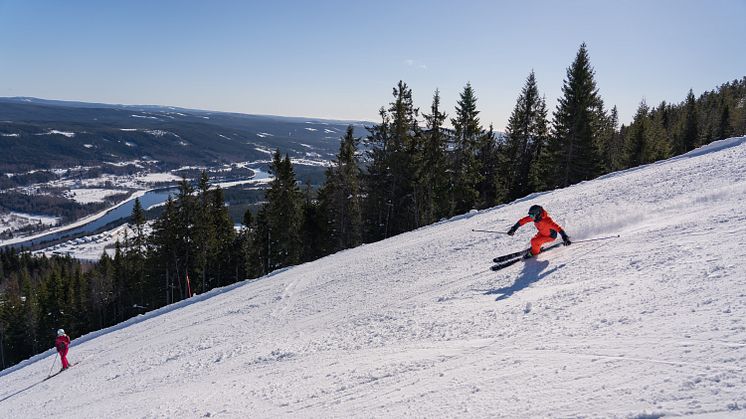 Fina förhållanden i Branäs. Foto: Sara Vintfjärd