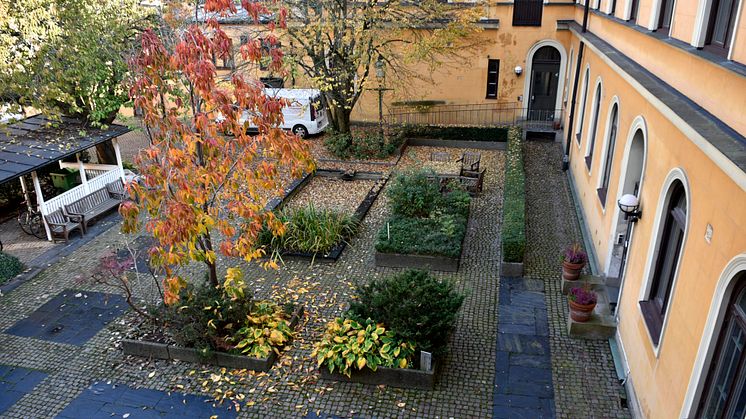 Residenset i Kristianstad, trädgårdsanläggning