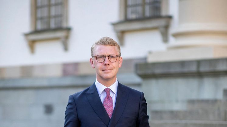 Kristoffer Tamsons (M), oppositionsregionråd i Region Stockholm