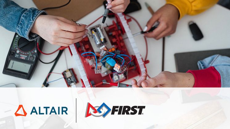 Altair Technology Now Available to More Than 3,500 Teams in the FIRST® Robotics Competition Kit of Parts