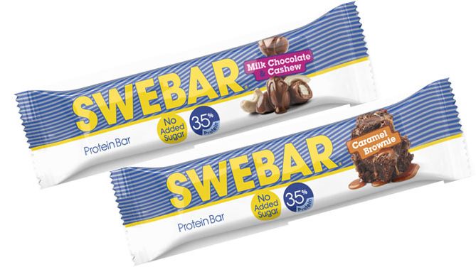 För alla chokladälskare – Swebar lanserar de oslagbara kombinationerna Milk Chocolate Cashew och Caramel Brownie!