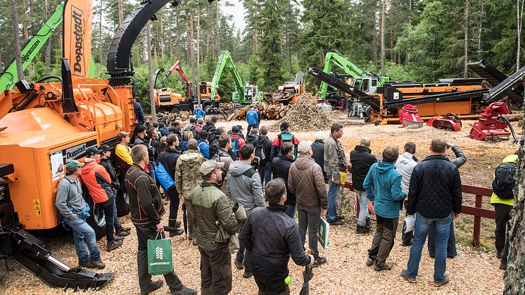 Världens största skogsmässa Elmia Wood lockade 50 000 besökare från hela världen till skogarna söder om Jönköping. FOTO: Örjan Karlsson/Elmia AB