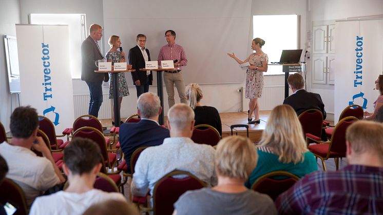Trivector bjuder på en fullspäckad dag i Almedalen den 5 juli, med seminarier och paneldiskussioner. Foto: Stig Hammarstedt.