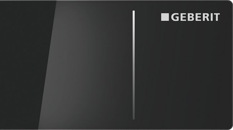 Geberit spolplatta Omega70 - svart glas