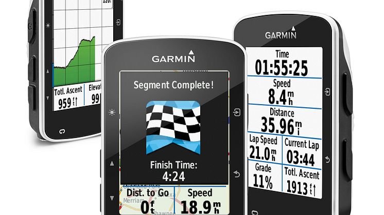 Edge® 520 – vår første GPS-sykkelcomputer med Strava segmenter 