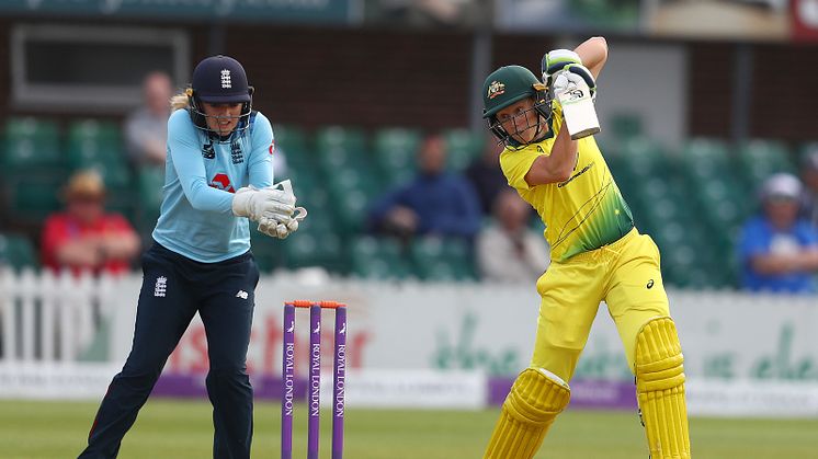 Alyssa Healy on her way to 66. Photo: Getty Images