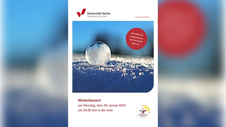 Musikstudierende und Ensembles der Universität Vechta zeigen ihr Können | Winterkonzert