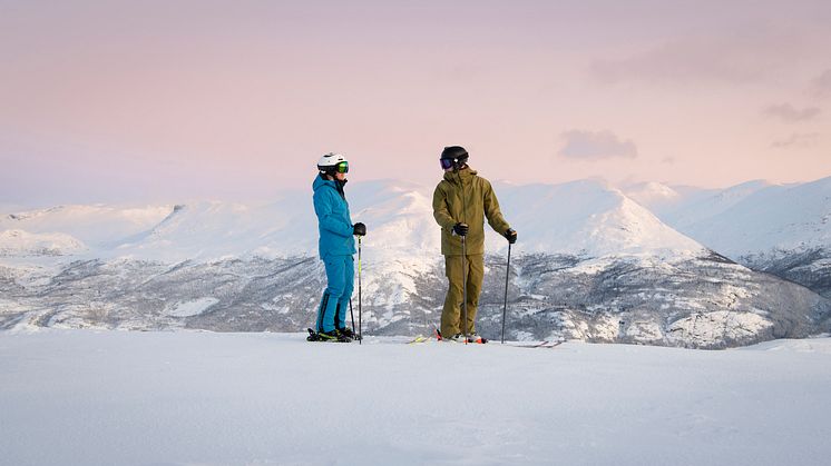 Masse snø og fantastiske forhold i Hemsedal om dagen. Foto: Ola Matsson