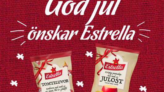 Estrella Julostchips och Tomteluvor 2017