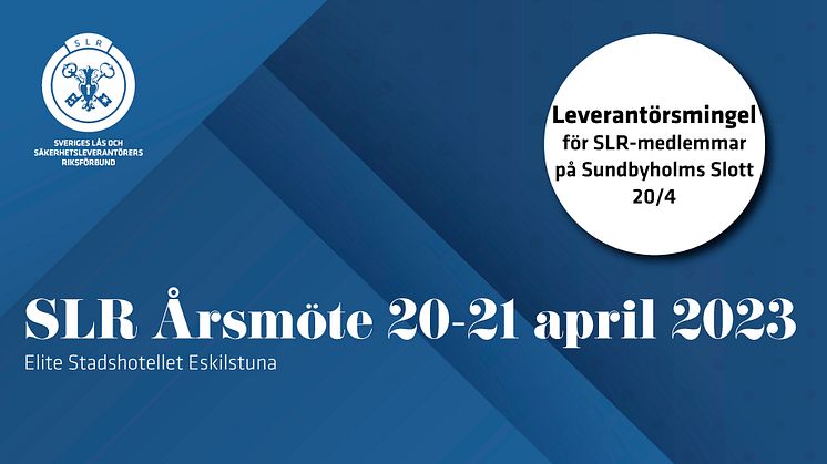 Anmäl er till leverantörsminglet!