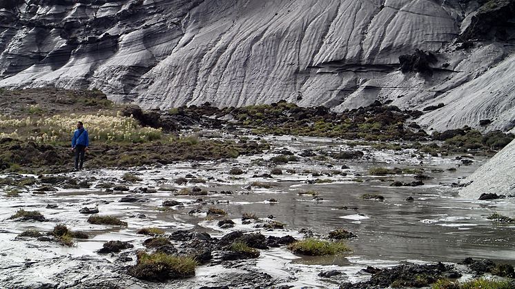 Tinande permafrost i Kanda. Foto: Gustaf Hugelius.