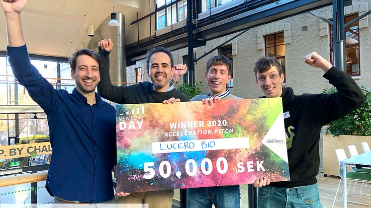 Lucero Bio is the winner of Chalmers Ventures Acceleration Pitch 2020