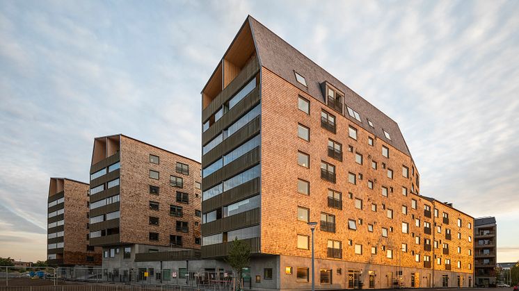 Trummens strand - nominerat till både Träbyggnadspriset och Byggnadspriset i Växjö