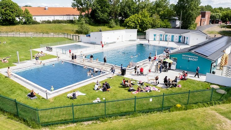 Drottninghögsbadet sommaren 2023.