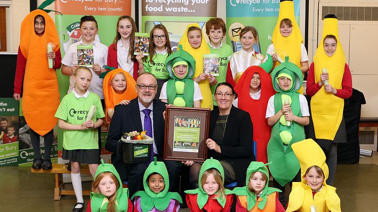 ‘Keen green’ pupils thanked for food recycling campaign