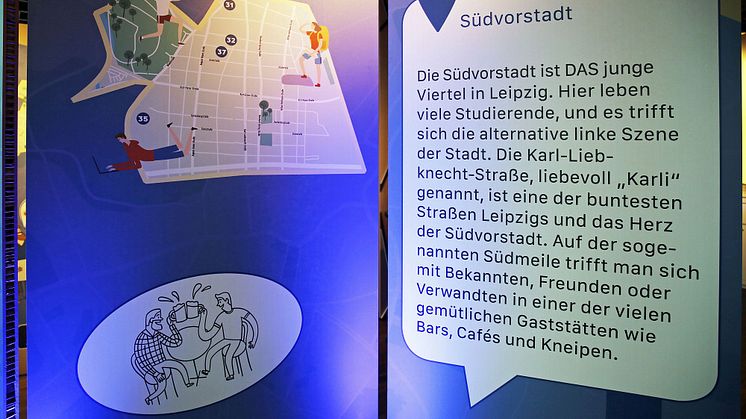 Blick in die Ausstellung - Facebook Community City Guide Leipzig