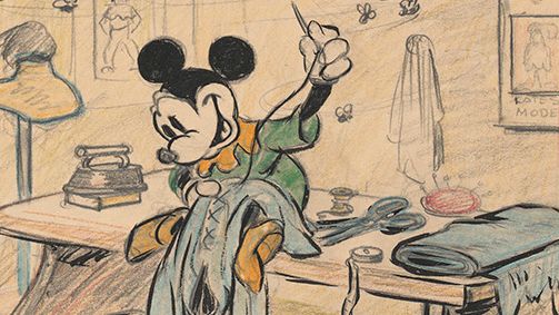 Inbjudan till pressvisning Disney - konsten att berätta på Nordiska Akvarellmuseet