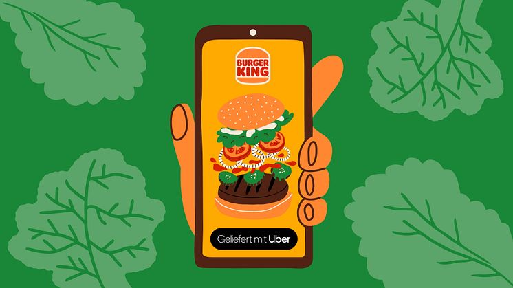 Noch mehr Komfort für Burger-Fans: Burger King® nutzt als erster Systemgastronom Uber Direct 