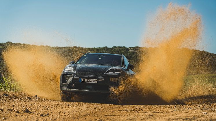 Testet i ekstreme omgivelser: Den elektriske Porsche Macan er på vej