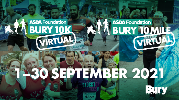 Bury 10K Virtual 1st - 30th September 2021
