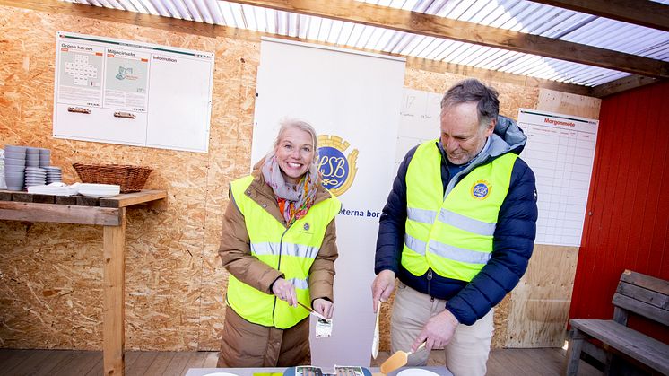 Ett första (tårt)spadtag för Sockerpärlan