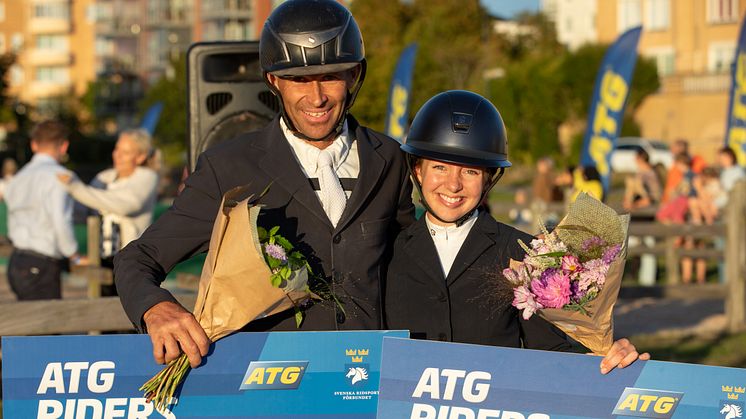 Första ATG Riders League på Ribban – Antonia Andersson & Niklas Arvidsson segrare