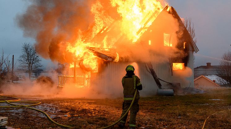 Tall fra alarmselskapet Verisure viser en økning i boligbranner på hele 54 prosent fra 2020 til 2021.