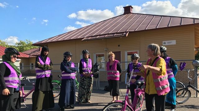 Cykelskola på Rosengård